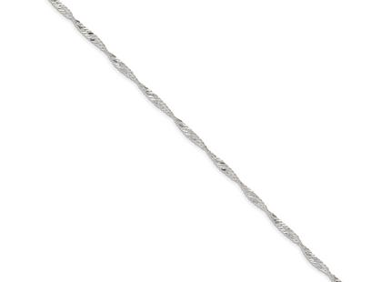 Sterling Silver Singapore Bracelet
