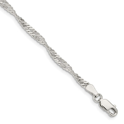 Sterling Silver Singapore Bracelet