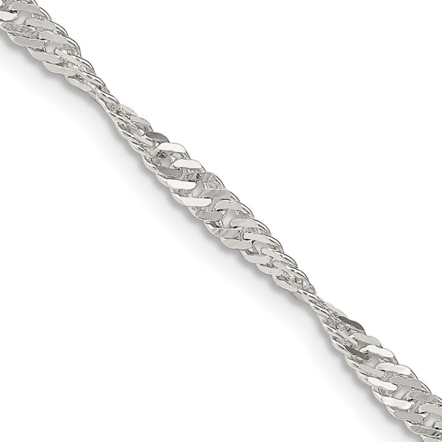 Sterling Silver Singapore Bracelet