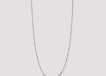 Sterling Silver Oval Cable Chain (Style QFC72-30)