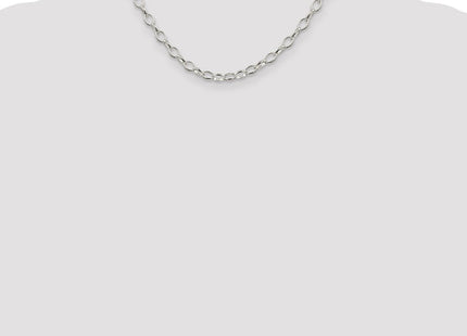 Sterling Silver Fancy Rolo Chain (Style QFC88-16)