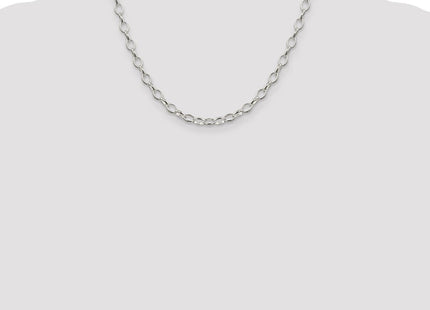 Sterling Silver Fancy Rolo Chain (Style QFC88-18)