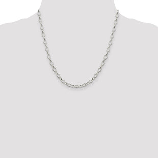 Sterling Silver Fancy Rolo Chain (Style QFC88-20)