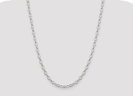 Sterling Silver Fancy Rolo Chain (Style QFC88-24)