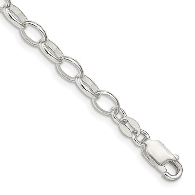 Sterling Silver Fancy Rolo Bracelet