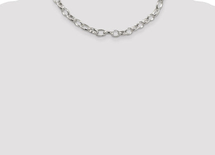 Sterling Silver Fancy Rolo Chain (Style QFC89-16)