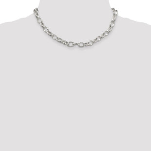 Sterling Silver Fancy Rolo Chain (Style QFC89-16)
