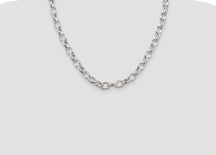Sterling Silver Fancy Rolo Chain (Style QFC89-20)