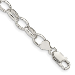 Sterling Silver Fancy Rolo Chain (Style QFC89-8)