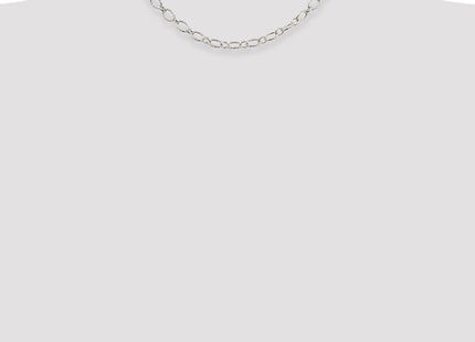 Sterling Silver Fancy Patterned Rolo Chain (Style QFC92-16)