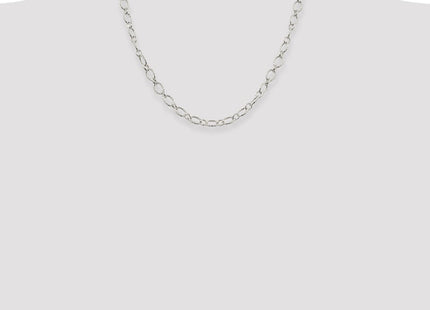 Sterling Silver Fancy Patterned Rolo Chain (Style QFC92-20)