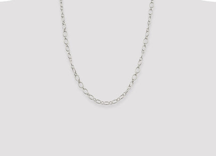 Sterling Silver Fancy Patterned Rolo Chain (Style QFC92-24)