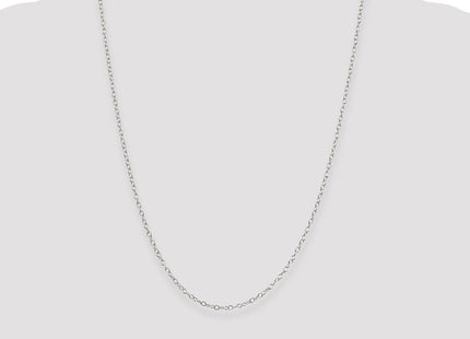 Sterling Silver Oval Cable Chain (Style QFC93-24)