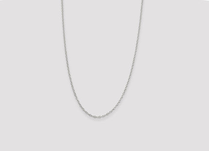 Sterling Silver Oval Cable Chain (Style QFC93-26)