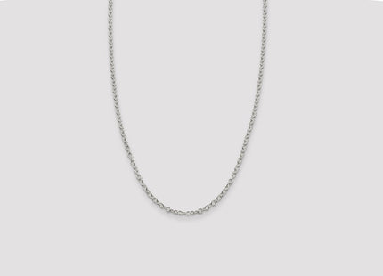 Sterling Silver Oval Cable Chain (Style QFC94-26)