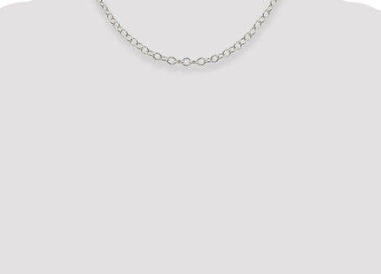 Sterling Silver Oval Cable Chain (Style QFC95-16)