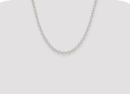 Sterling Silver Oval Cable Chain (Style QFC95-20)