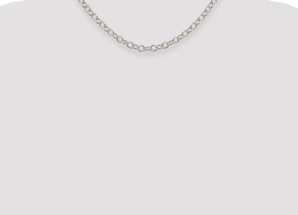 Sterling Silver Oval Cable Chain (Style QFC96-16)