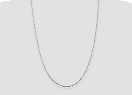 Sterling silver singapore link chain