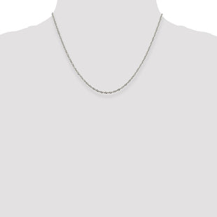 Sterling Silver Singapore Chain (Style QFC99-18)