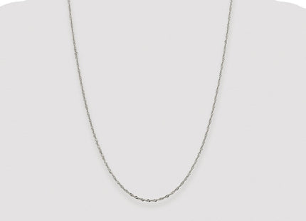Sterling silver singapore link chain