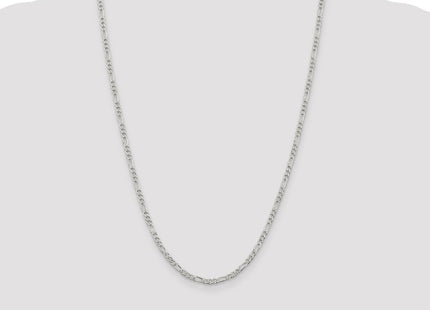 Sterling silver figaro link chain