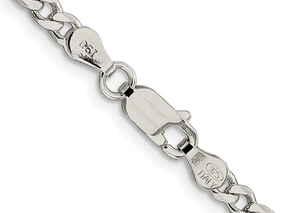 Sterling silver figaro link chain, additional view