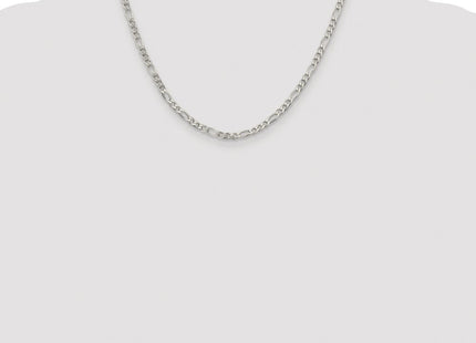 Sterling silver figaro link chain