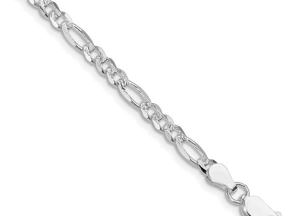 Sterling silver figaro link chain