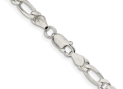 Sterling silver figaro link chain, additional view