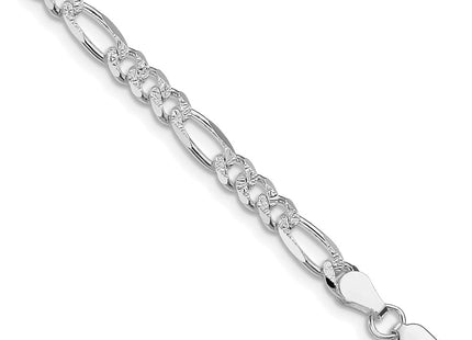 Sterling silver figaro link chain
