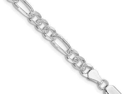 Sterling silver figaro link chain, additional view