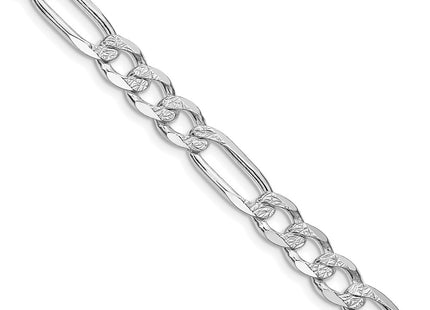 Sterling silver figaro link chain