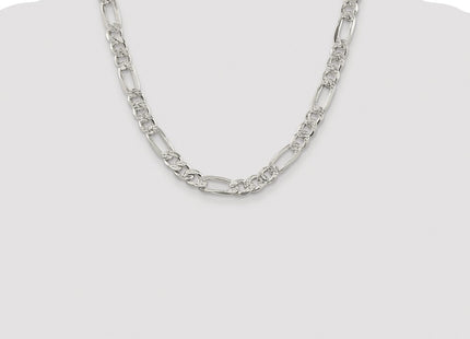 Sterling silver figaro link chain, additional view