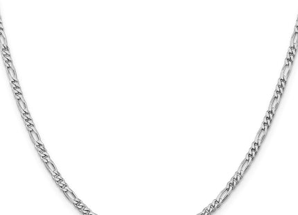 Sterling silver figaro link chain, additional view