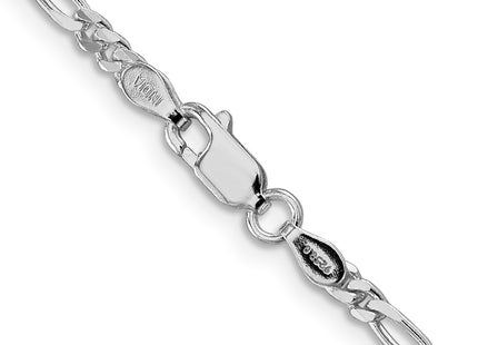 Sterling silver figaro link chain