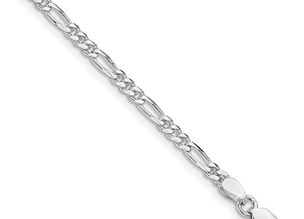 Sterling silver figaro link chain