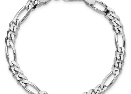 Sterling silver figaro link chain, further view