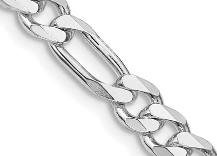 Sterling silver figaro link chain, additional view
