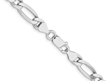 Sterling silver figaro link chain, another view