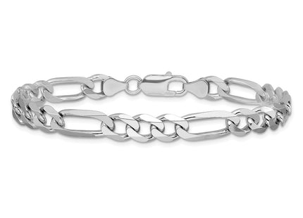 Sterling silver figaro link chain, another view