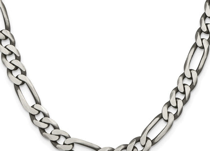 Sterling silver figaro link chain, another view