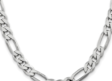 Sterling silver figaro link chain, alternate view
