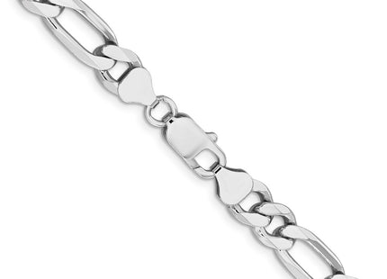 Sterling silver figaro link chain, another view