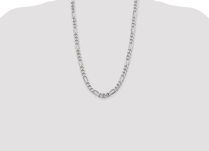Sterling silver figaro link chain, additional view