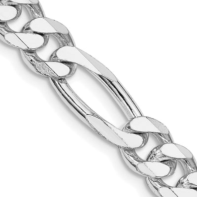 Sterling silver figaro link chain