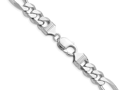 Sterling silver figaro link chain, another view