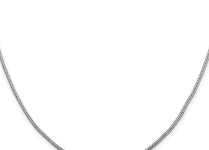 Sterling Silver Diamond-cut Round Franco Chain, 16 x 1.25mm