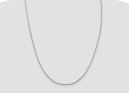 Sterling Silver Diamond-cut Round Franco Chain (Style QFR125-24)