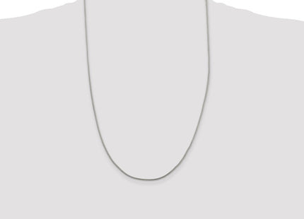 Sterling Silver Diamond-cut Round Franco Chain (Style QFR125-26)